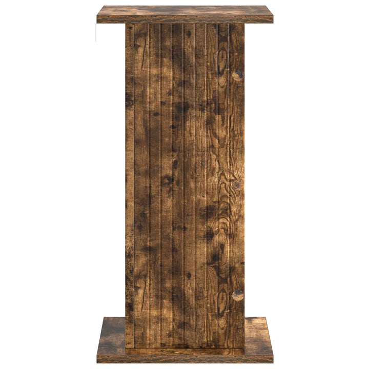 Planteholder 2 pcs Røget eg 30,5 x 30 x 60,5 cm Konstrueret træ