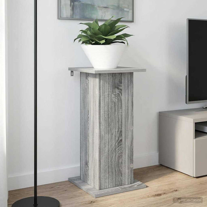 Planteholder 2 pcs Grå sonoma-eg 30,5 x 30 x 60,5 cm