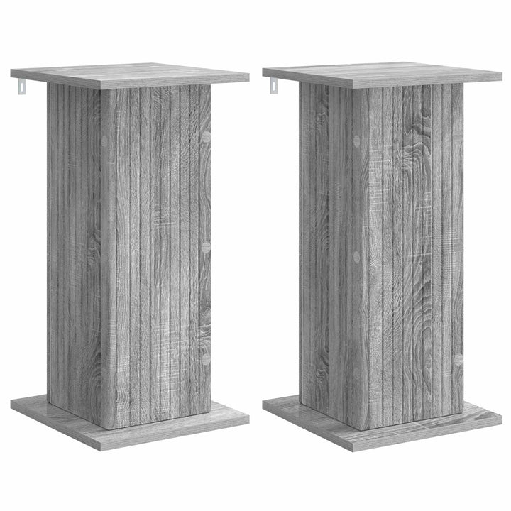 Planteholder 2 pcs Grå sonoma-eg 30,5 x 30 x 60,5 cm