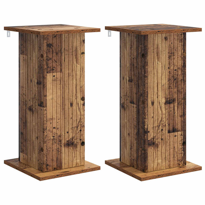 Planteholder 2 pcs Gammelt træ 30,5 x 30 x 60,5 cm