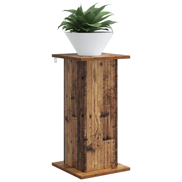 Planteholder 2 pcs Gammelt træ 30,5 x 30 x 60,5 cm