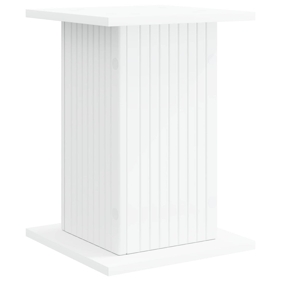 Planteholder 2 pcs Hvid 30,5 x 30 x 43 cm Konstrueret træ