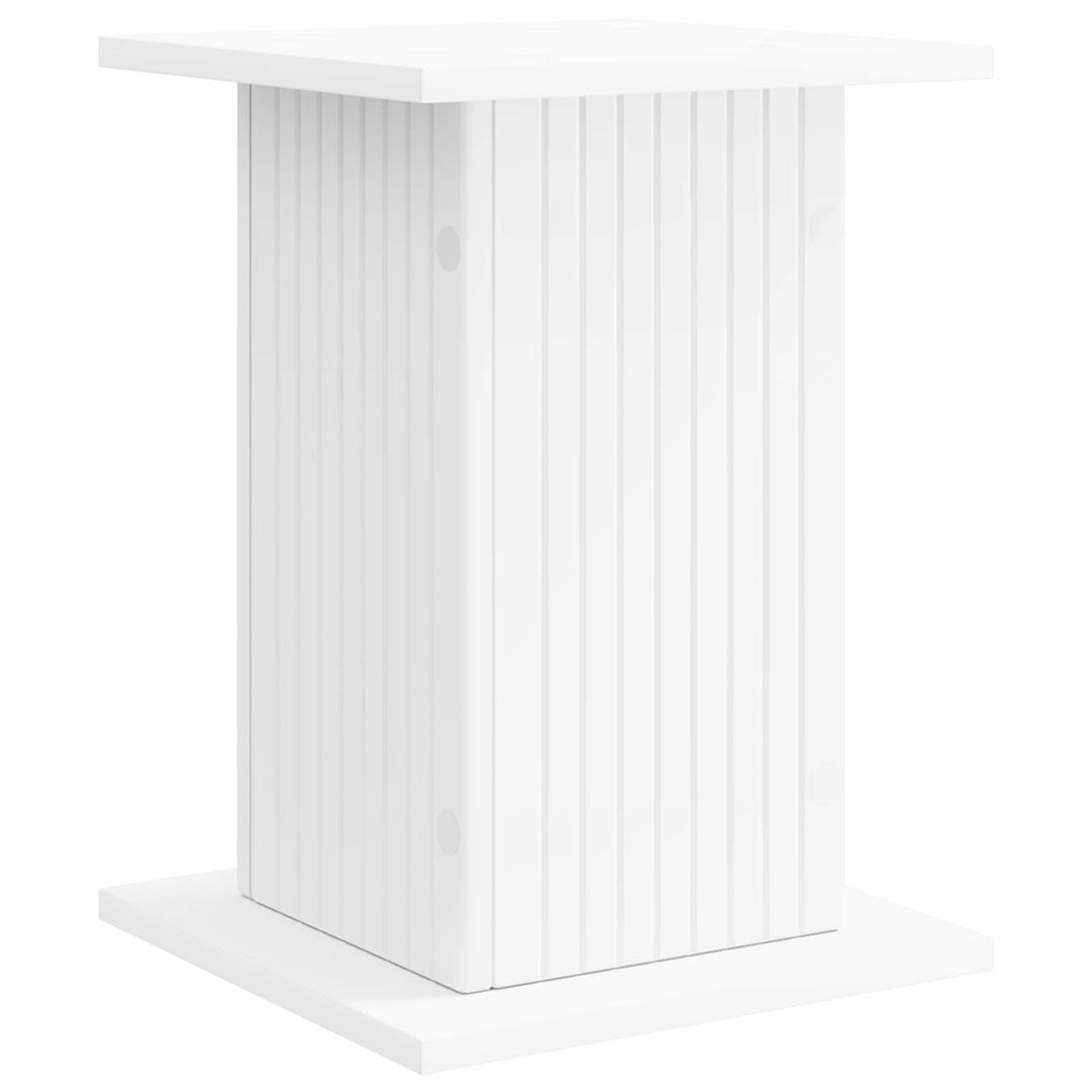 Planteholder 2 pcs Hvid 30,5 x 30 x 43 cm Konstrueret træ
