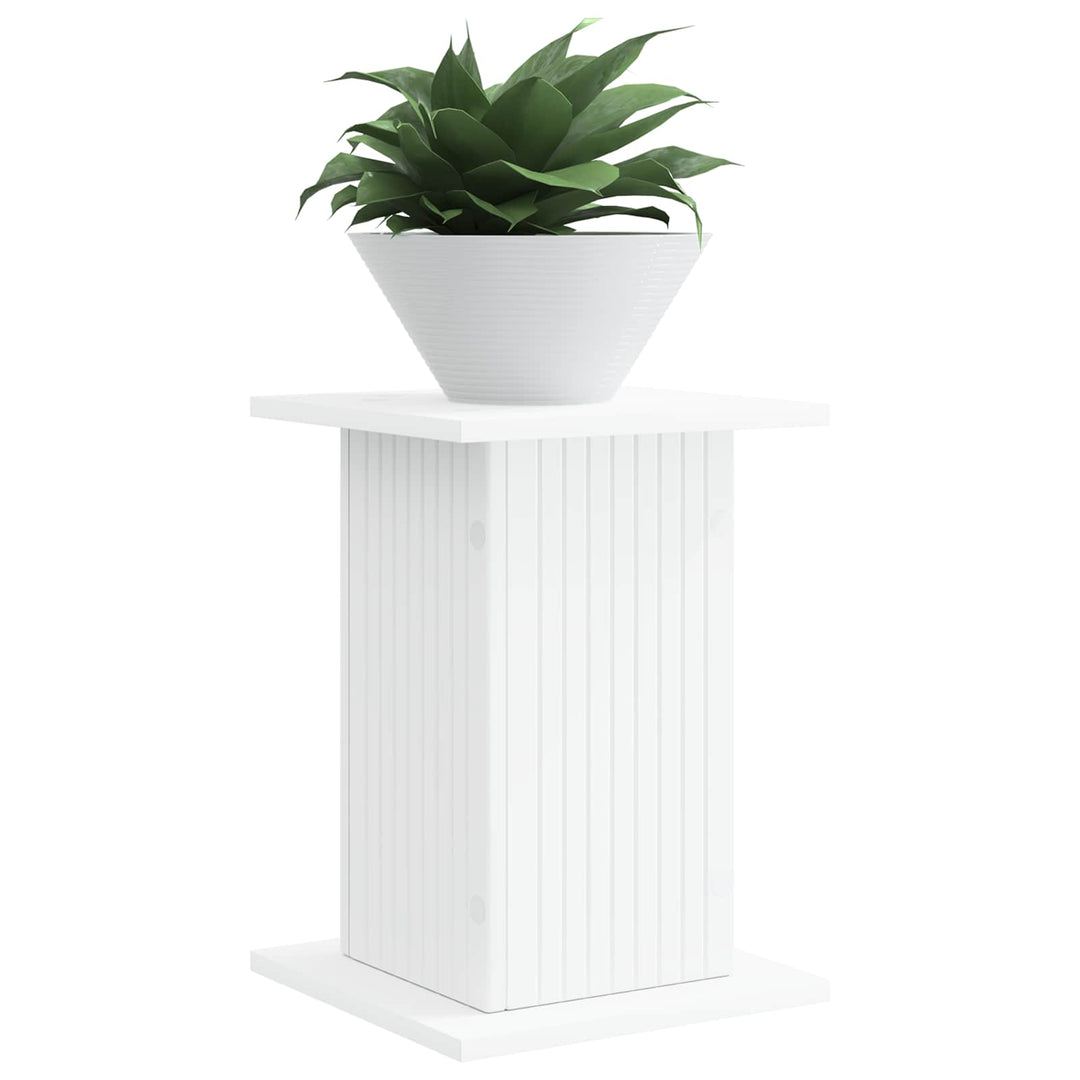 Planteholder 2 pcs Hvid 30,5 x 30 x 43 cm Konstrueret træ