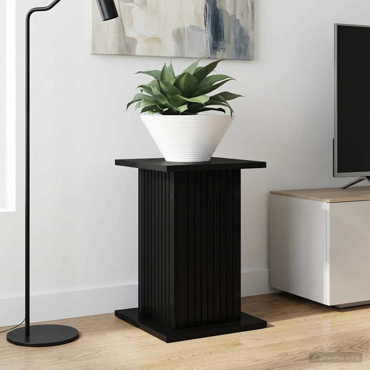 Planteholder 2 pcs Sort 30,5 x 30 x 43 cm Konstrueret træ