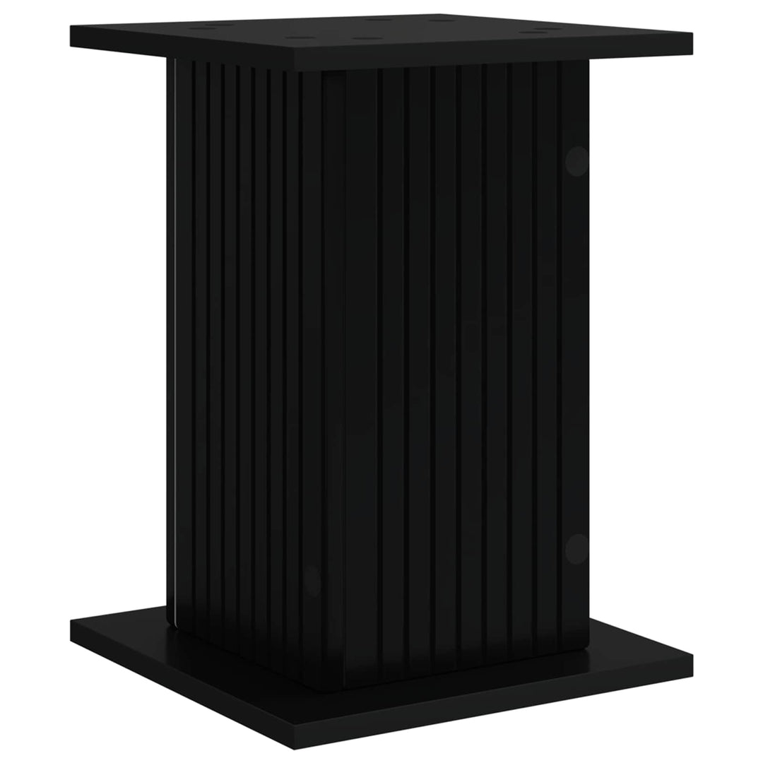 Planteholder 2 pcs Sort 30,5 x 30 x 43 cm Konstrueret træ