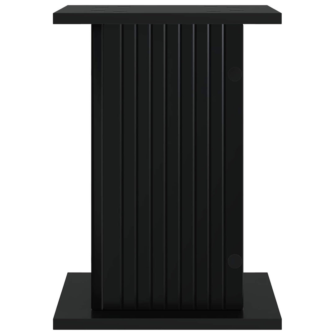 Planteholder 2 pcs Sort 30,5 x 30 x 43 cm Konstrueret træ