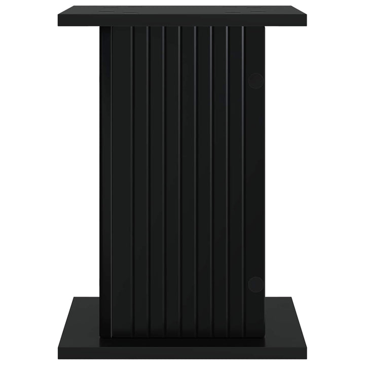 Planteholder 2 pcs Sort 30,5 x 30 x 43 cm Konstrueret træ