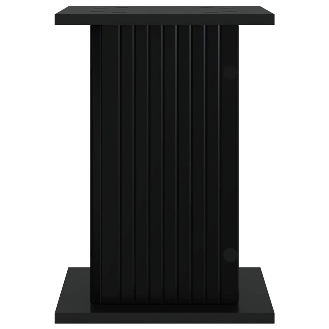 Planteholder 2 pcs Sort 30,5 x 30 x 43 cm Konstrueret træ