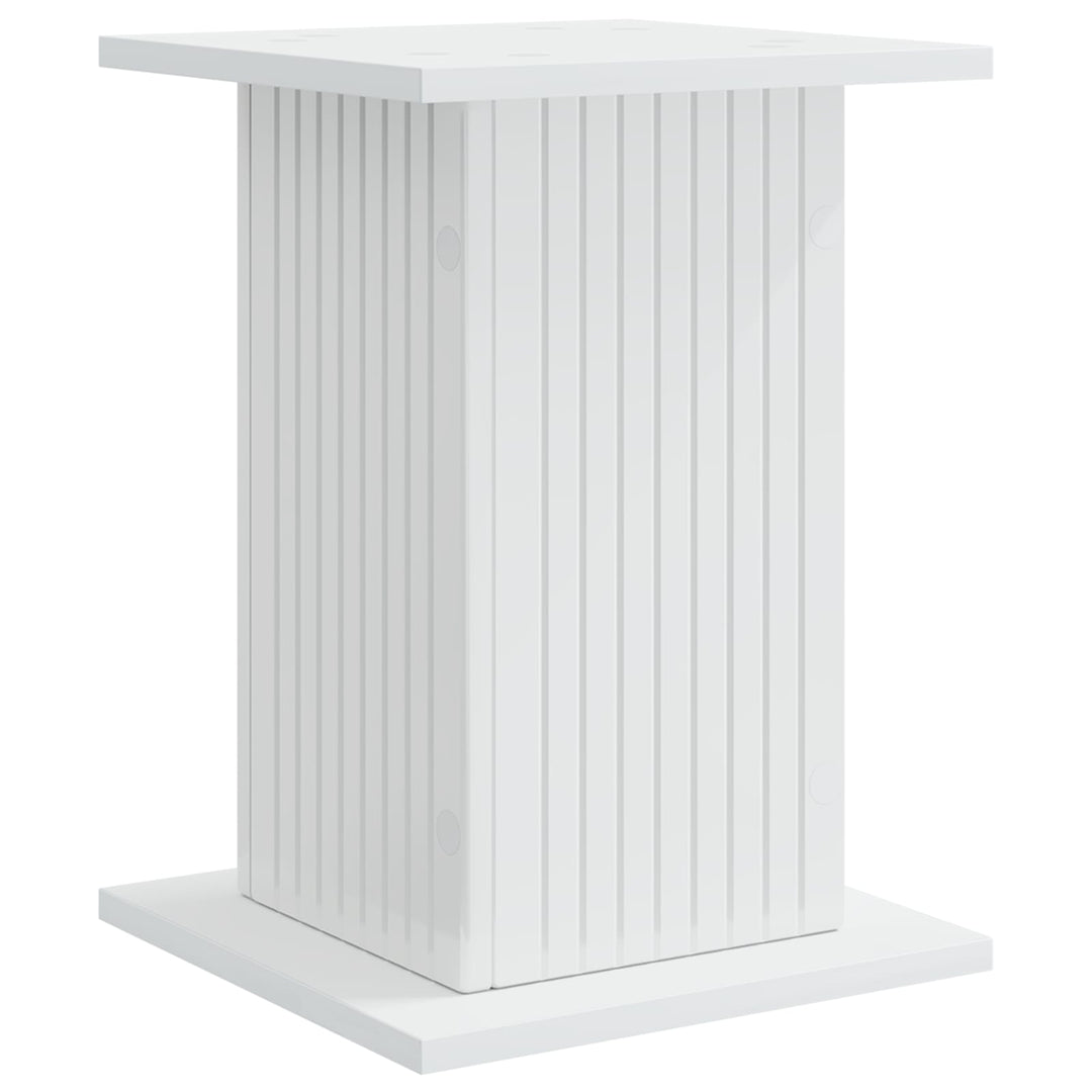 Planteholder 2 pcs Hvid højglans 30,5 x 30 x 43 cm