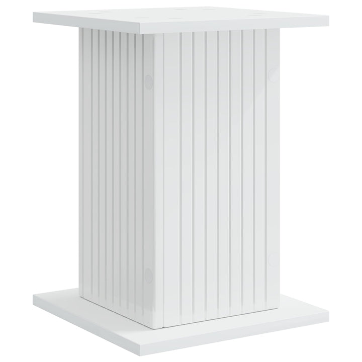 Planteholder 2 pcs Hvid højglans 30,5 x 30 x 43 cm