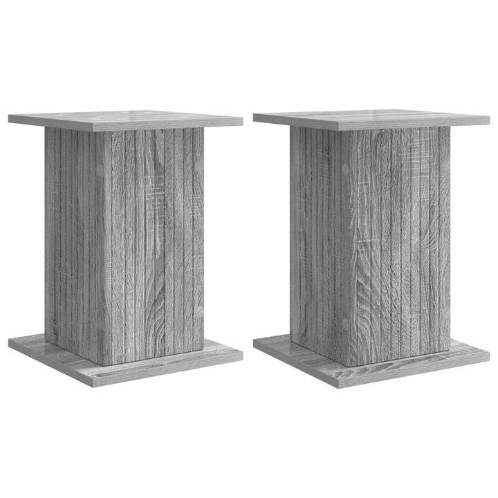 Planteholder 2 pcs Grå sonoma-eg 30,5 x 30 x 43 cm