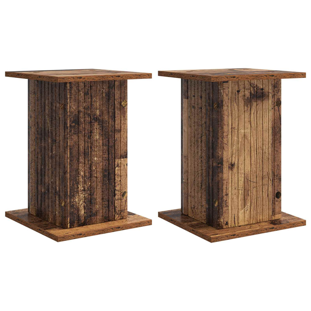 Planteholder 2 pcs Gammelt træ 30,5 x 30 x 43 cm