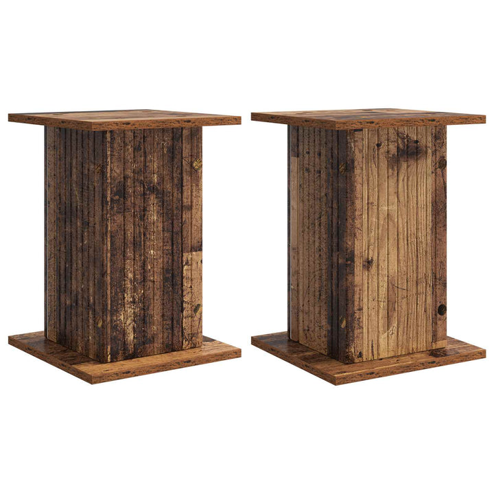 Planteholder 2 pcs Gammelt træ 30,5 x 30 x 43 cm
