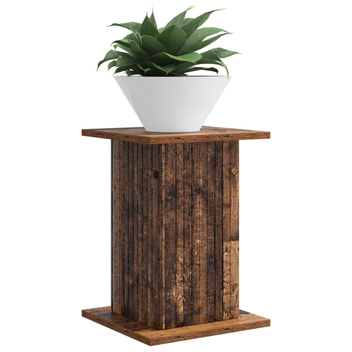 Planteholder 2 pcs Gammelt træ 30,5 x 30 x 43 cm