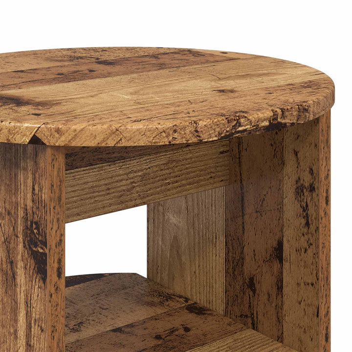 Sideskab Gammelt træ Ø40 x 50 cm Konstrueret træ