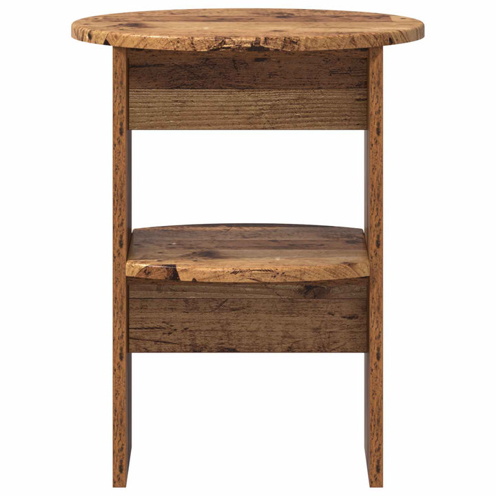 Sideskab 2 pcs Gammelt træ Ø40 x 50 cm Konstrueret træ