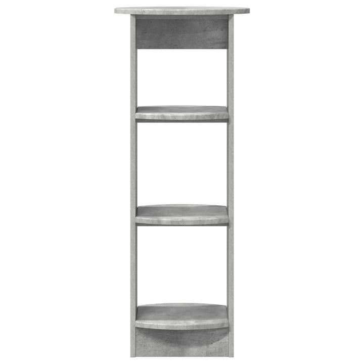 Sideskab BetonGrå 40 x 40 x 100 cm Konstrueret træ