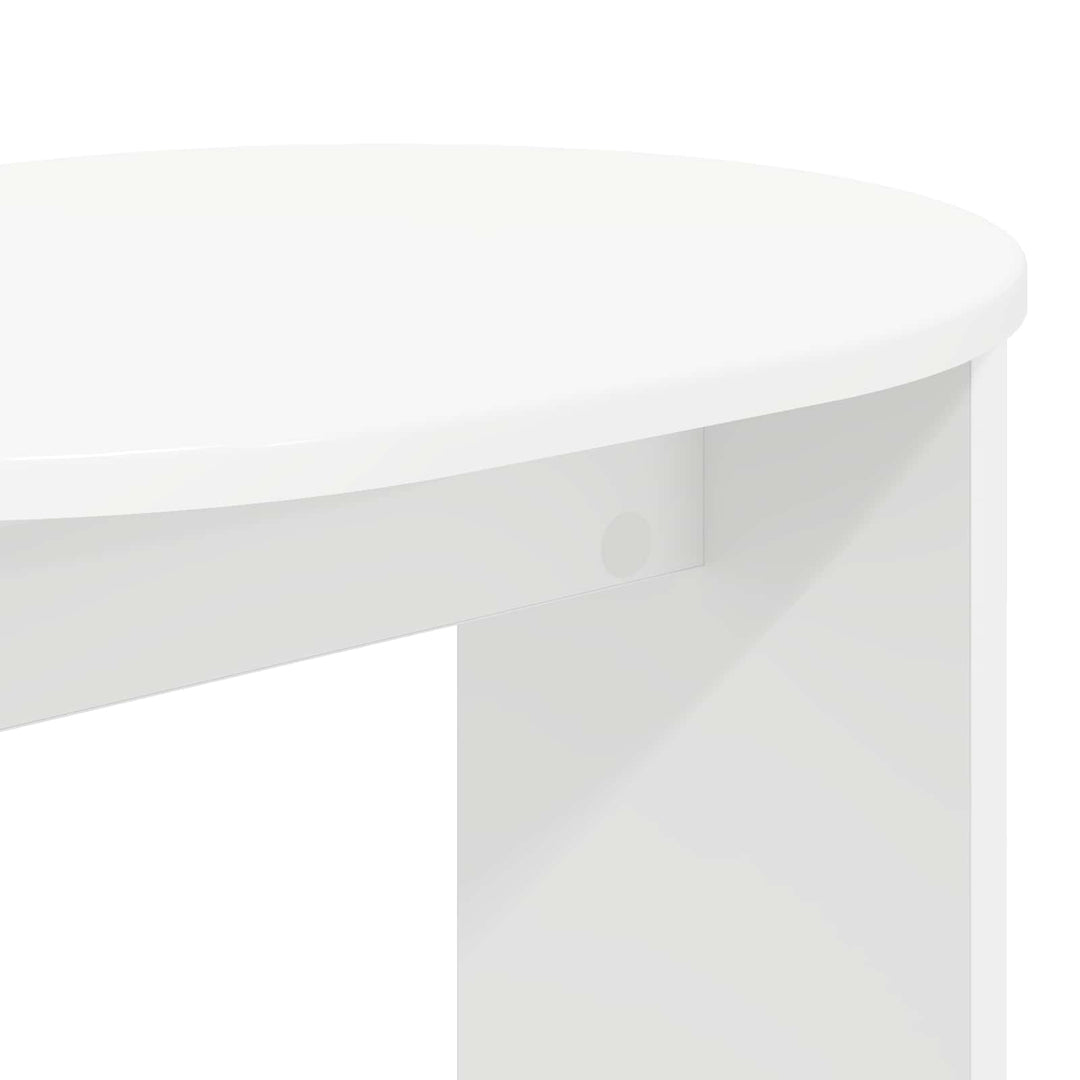 Sidebord Hvid 50 x 39,5 x 55 cm Konstrueret træ