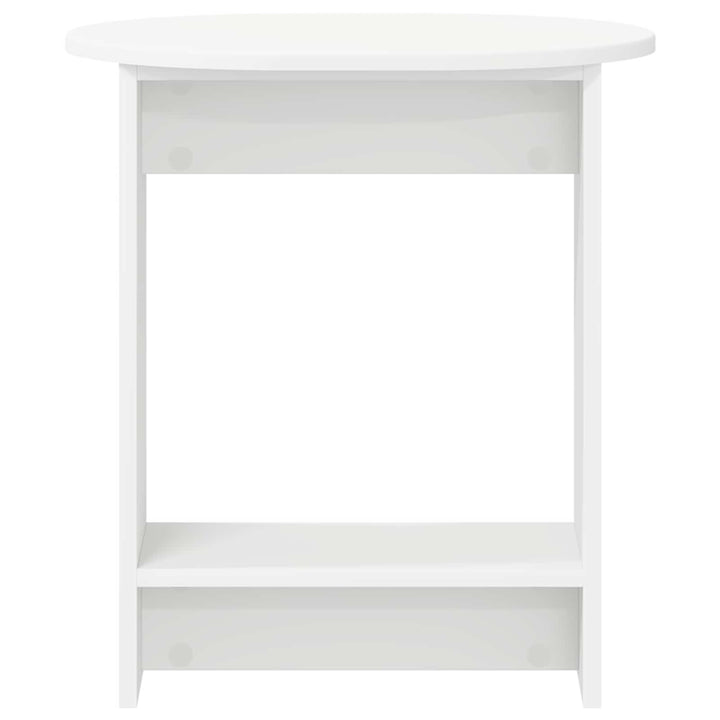 Sidebord Hvid 50 x 39,5 x 55 cm Konstrueret træ