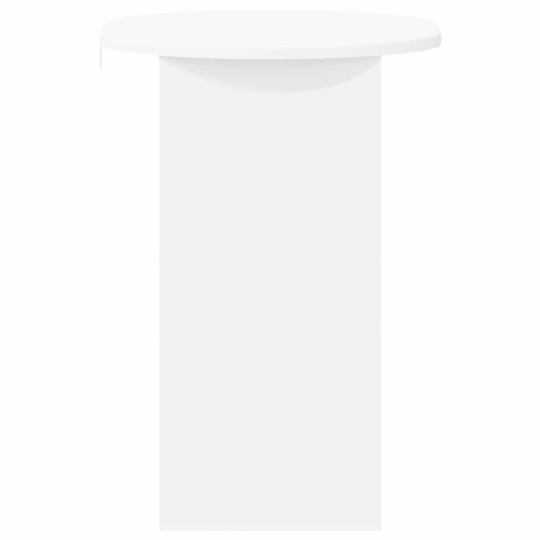 Sidebord Hvid 50 x 39,5 x 55 cm Konstrueret træ