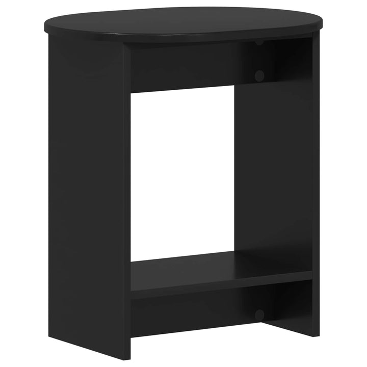 Sidebord Sort 50 x 39,5 x 55 cm Konstrueret træ