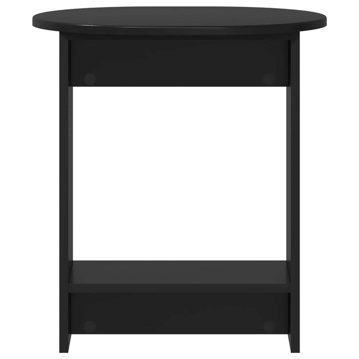 Sidebord Sort 50 x 39,5 x 55 cm Konstrueret træ