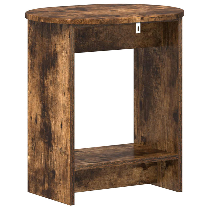 Sidebord Røget eg 50 x 39,5 x 55 cm Konstrueret træ