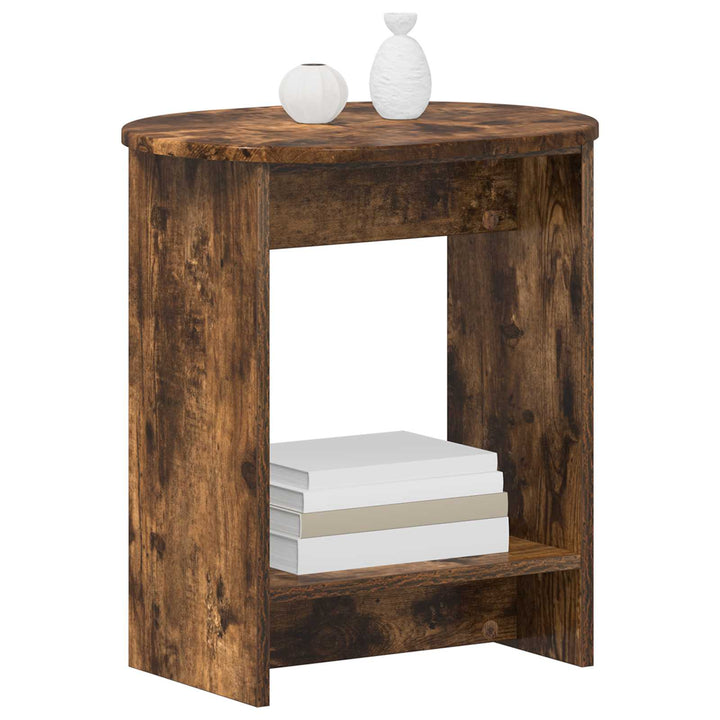 Sidebord Røget eg 50 x 39,5 x 55 cm Konstrueret træ