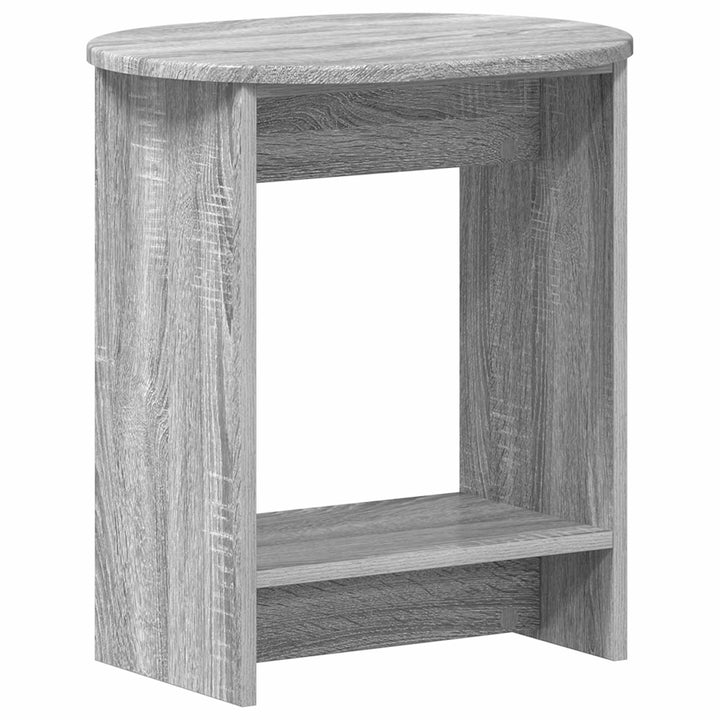 Sidebord Grå sonoma-eg 50 x 39,5 x 55 cm Konstrueret træ
