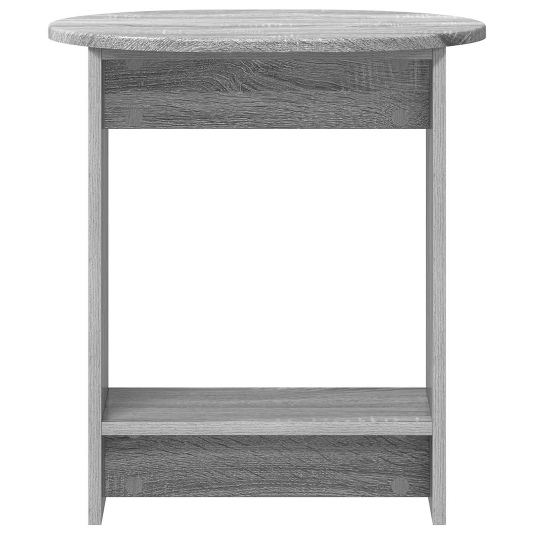 Sidebord Grå sonoma-eg 50 x 39,5 x 55 cm Konstrueret træ