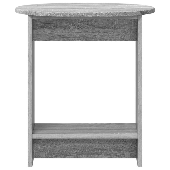 Sidebord Grå sonoma-eg 50 x 39,5 x 55 cm Konstrueret træ
