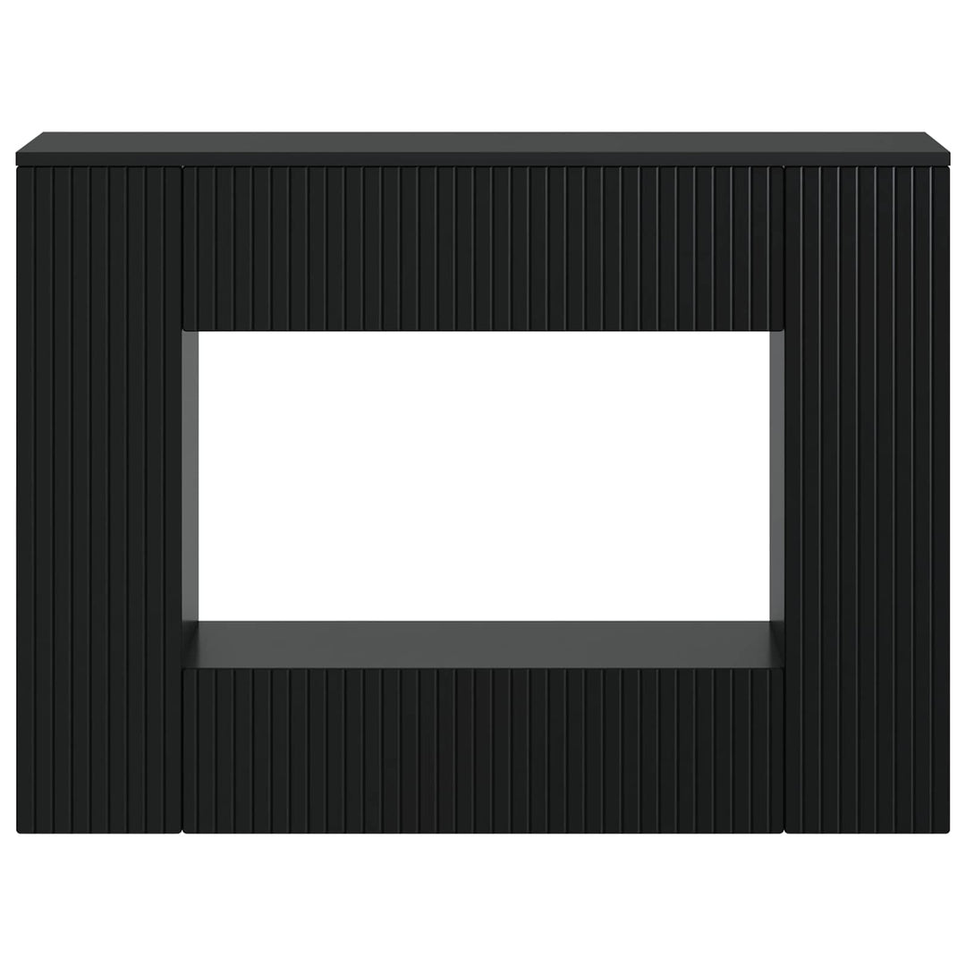 Konsolbord Sort 101 x 29 x 74 cm Konstrueret træ