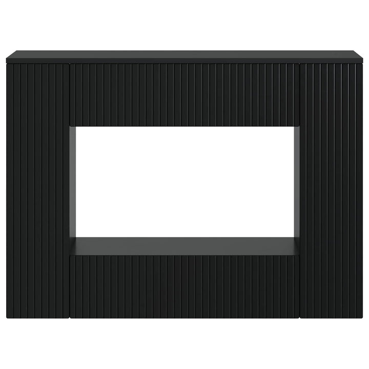 Konsolbord Sort 101 x 29 x 74 cm Konstrueret træ