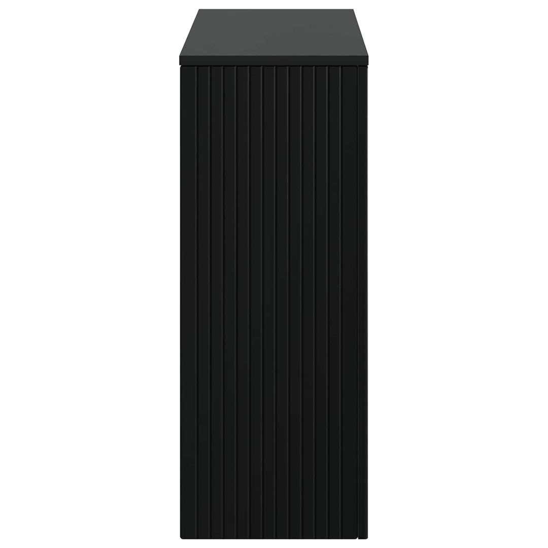 Konsolbord Sort 101 x 29 x 74 cm Konstrueret træ