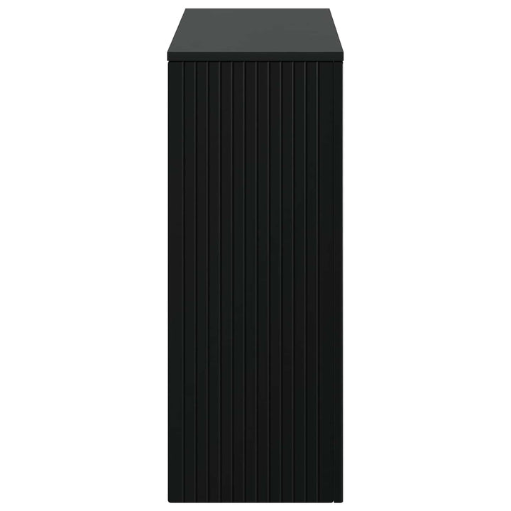 Konsolbord Sort 101 x 29 x 74 cm Konstrueret træ