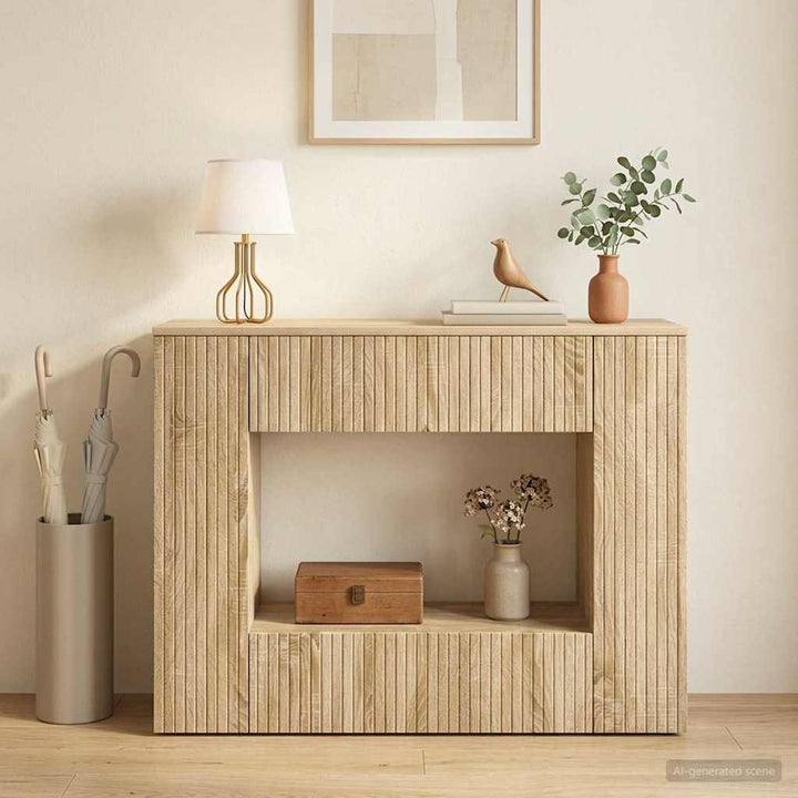 Konsolbord Sonoma eg 101 x 29 x 74 cm Konstrueret træ