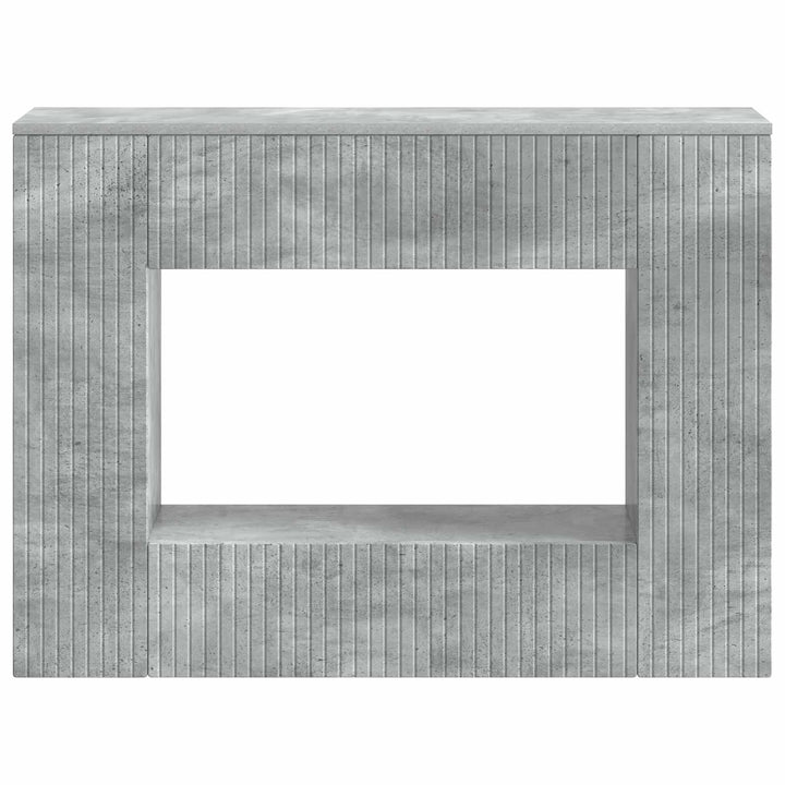 Konsolbord BetonGrå 101 x 29 x 74 cm Konstrueret træ