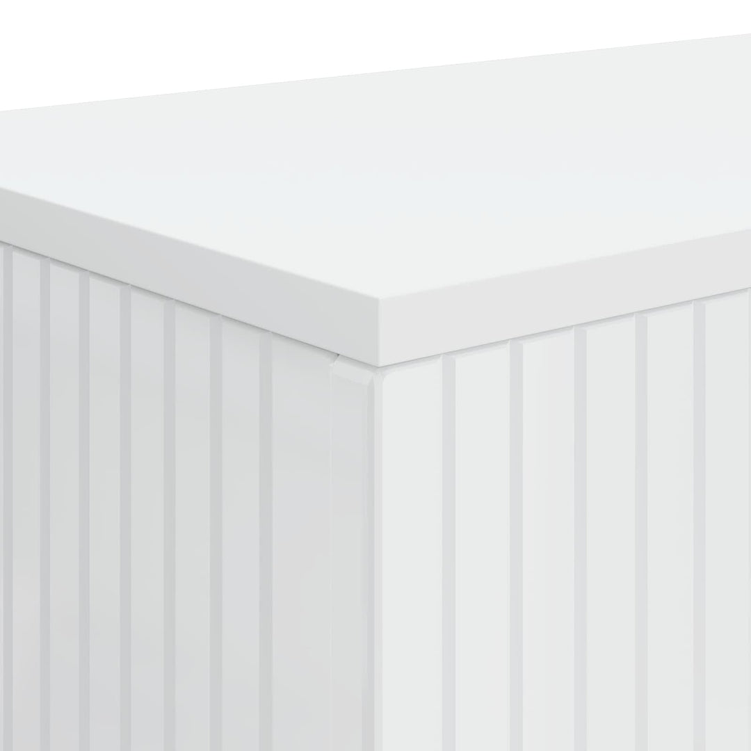 Konsolbord Højglans Hvid 101 x 29 x 74 cm Konstrueret træ