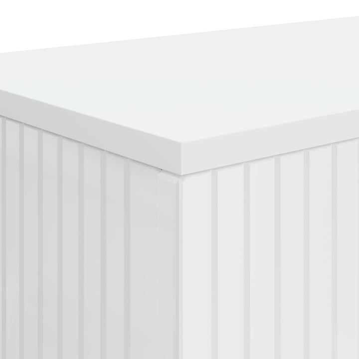 Konsolbord Højglans Hvid 101 x 29 x 74 cm Konstrueret træ