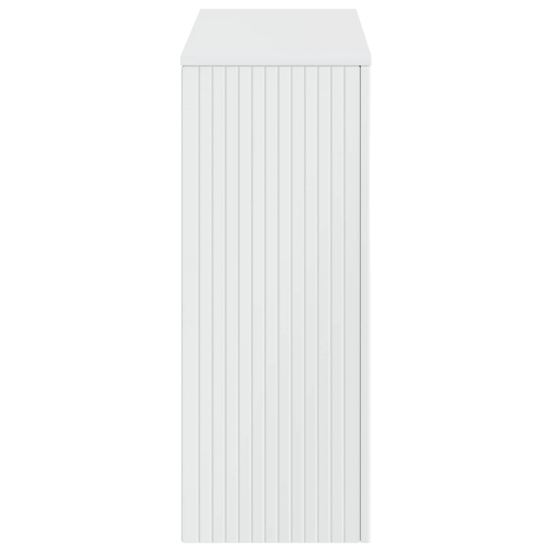 Konsolbord Højglans Hvid 101 x 29 x 74 cm Konstrueret træ