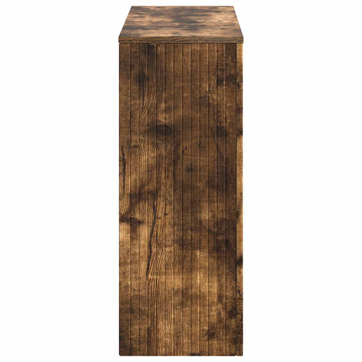 Konsolbord Røget Eg 101 x 29 x 74 cm Konstrueret træ