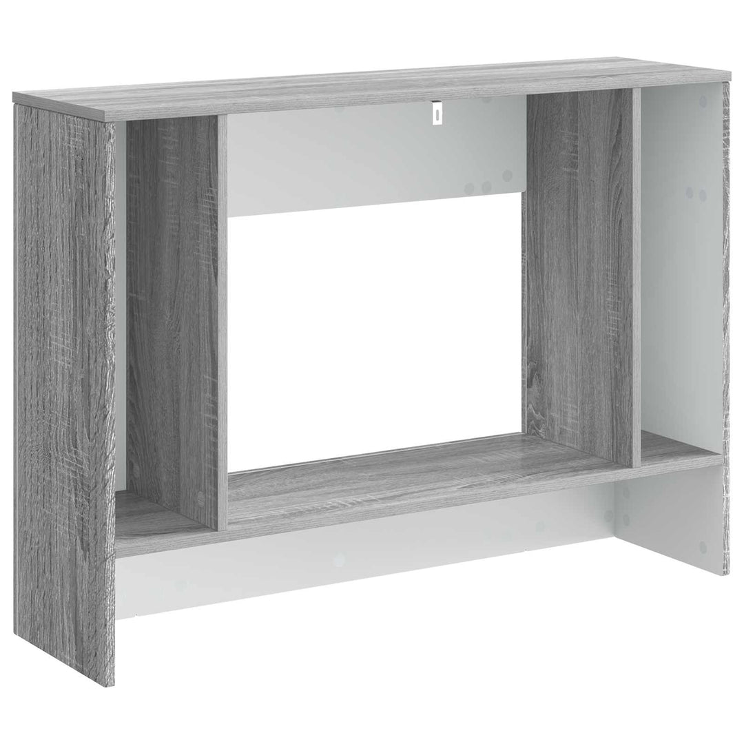 Konsolbord Stribet Grå Sonoma 101 x 29 x 74 cm Konstrueret træ