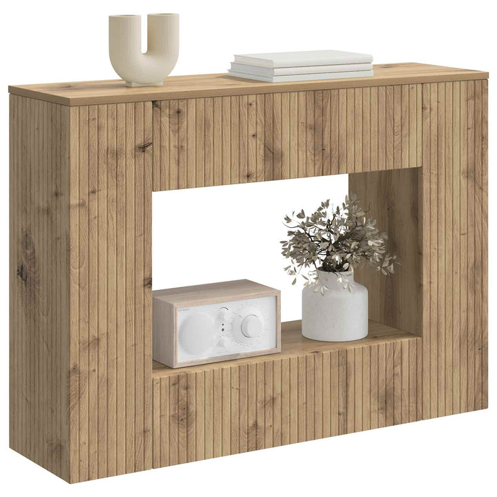 Konsolbord Artisan Eg 101 x 29 x 74 cm Konstrueret træ