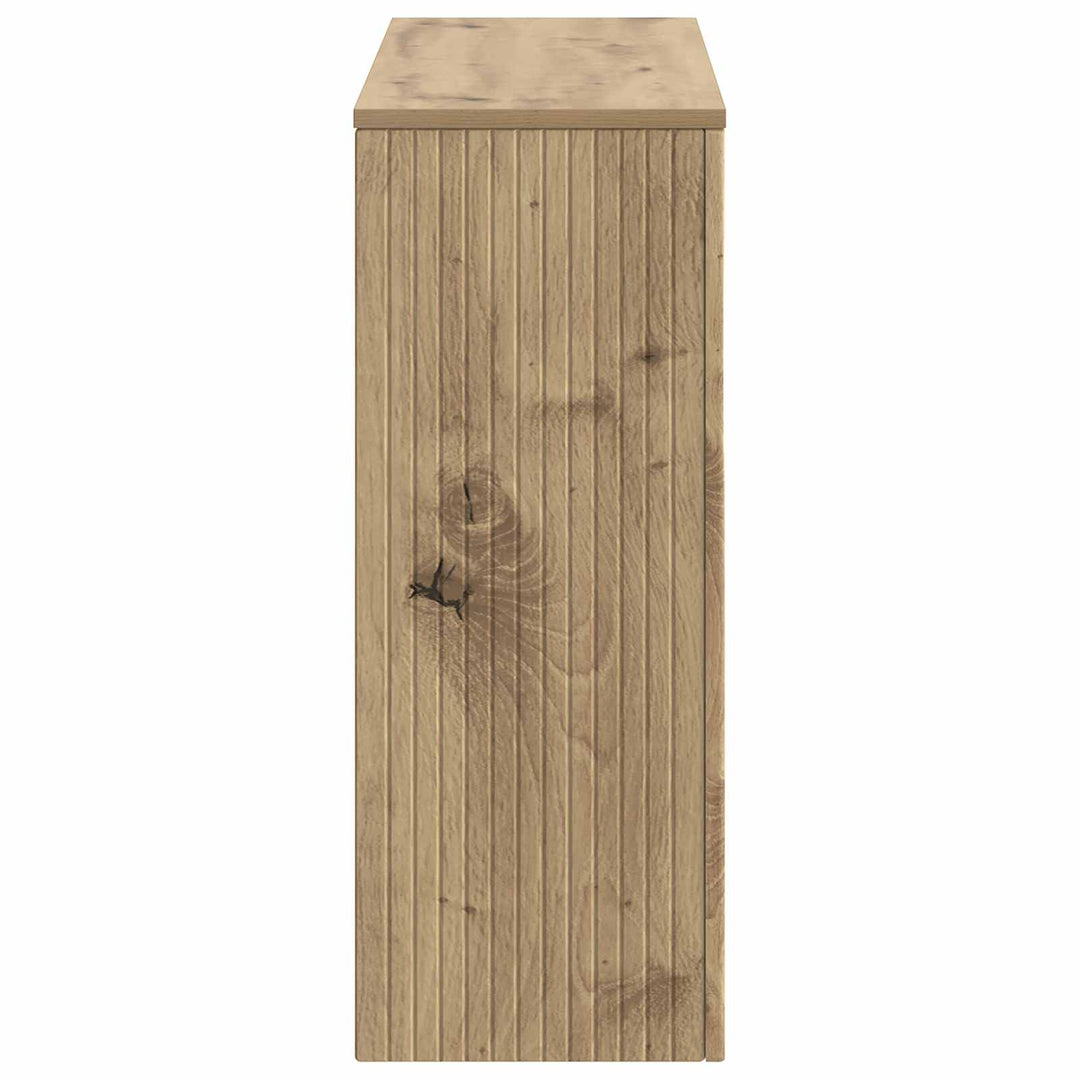 Konsolbord Artisan Eg 101 x 29 x 74 cm Konstrueret træ