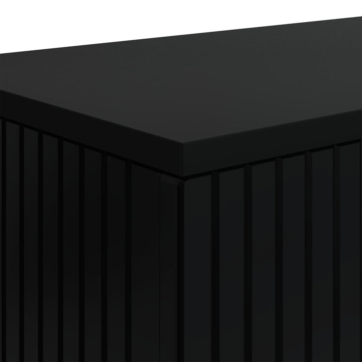 Konsolbord Sort 155 x 29 x 74 cm Konstrueret træ
