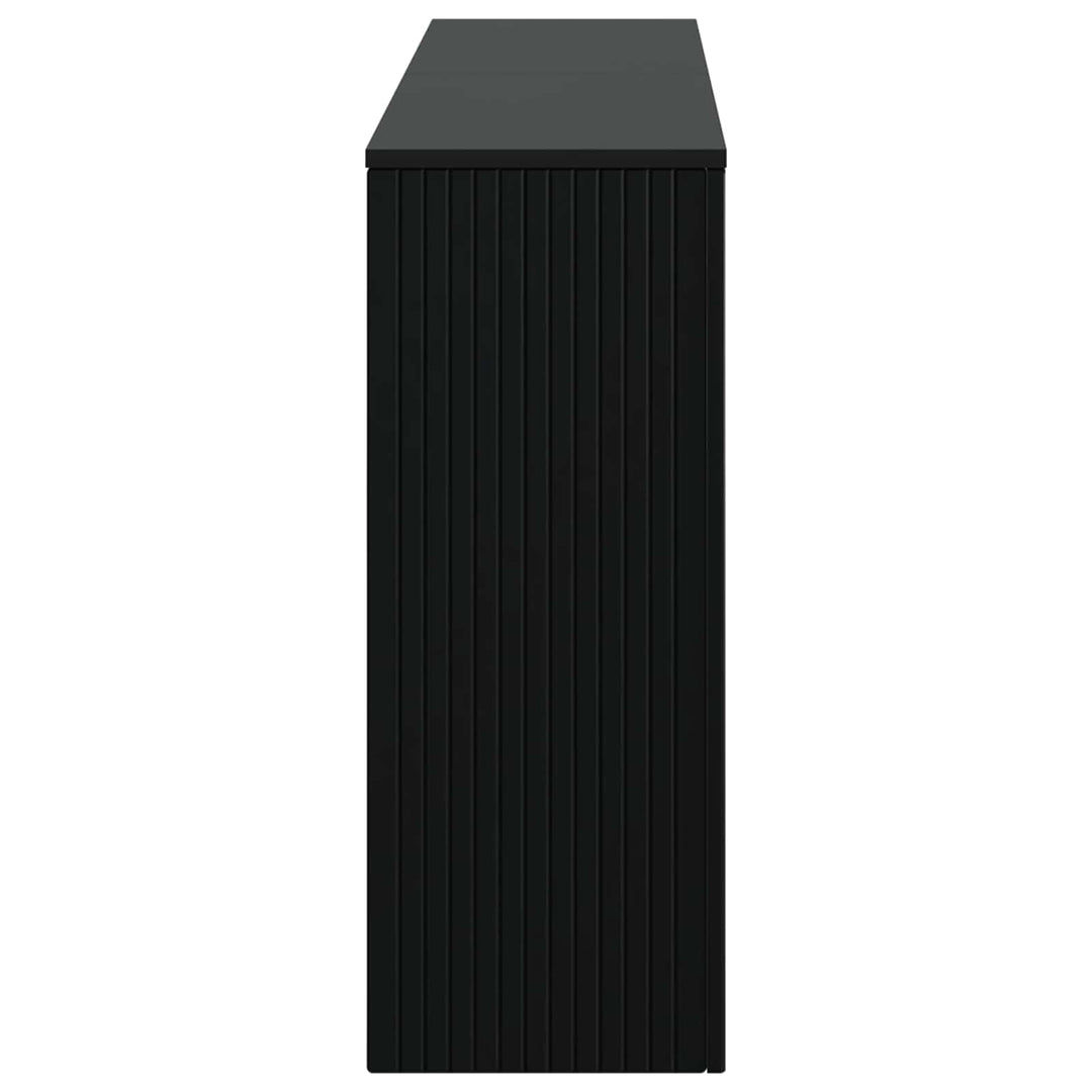 Konsolbord Sort 155 x 29 x 74 cm Konstrueret træ