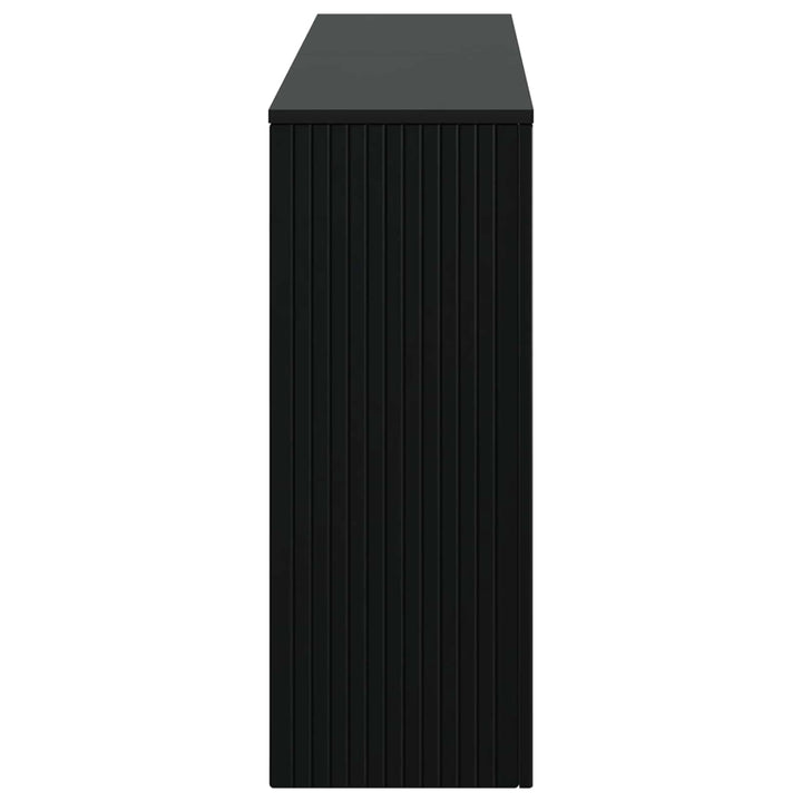 Konsolbord Sort 155 x 29 x 74 cm Konstrueret træ