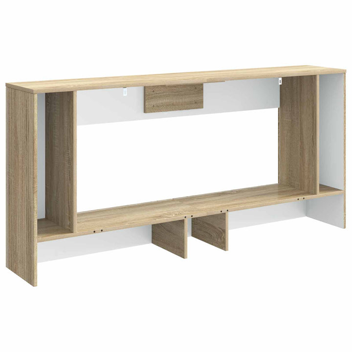 Konsolbord Stribet Sonoma eg 155 x 29 x 74 cm Konstrueret træ