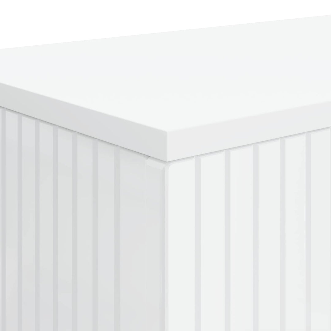 Konsolbord Højglans Hvid 155 x 29 x 74 cm Konstrueret træ